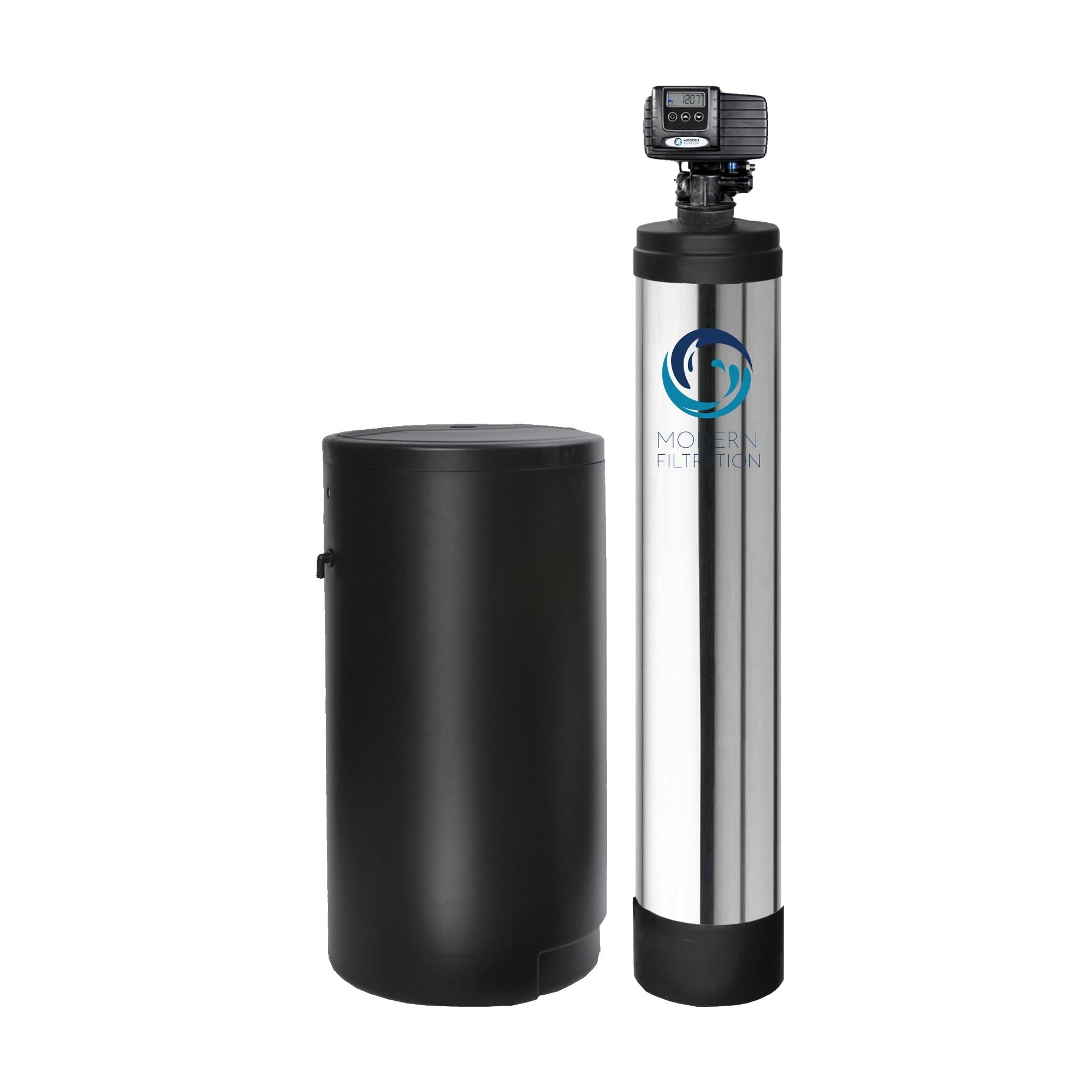 Modern Filtration Dual Premier 5-Stage Whole House Well Water Filtration & Softening System